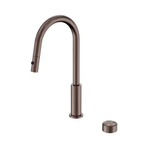 Serenity Progressive Pull Out Kitchen Set With Metal Handle Brushed Bronze by NERO, a Kitchen Taps & Mixers for sale on Style Sourcebook