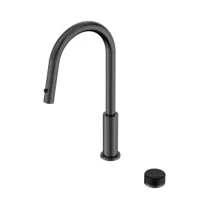 Serenity Progressive Pull Out kitchen Set With Marquina Black Handle Gun Metal by NERO, a Kitchen Taps & Mixers for sale on Style Sourcebook