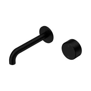 Serenity Progressive Wall Basin Mixer 160mm Spout With Metal Handle Matte Black by NERO, a Bathroom Taps & Mixers for sale on Style Sourcebook