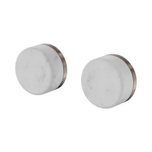 Serenity Wall Top Assemblies With Carrara Handle Brushed Bronze by NERO, a Bathroom Taps & Mixers for sale on Style Sourcebook