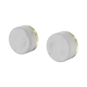 Serenity Wall Top Assemblies With Carrara Handle Brushed Gold by NERO, a Bathroom Taps & Mixers for sale on Style Sourcebook