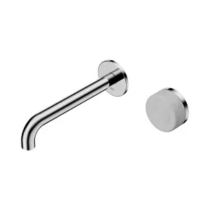 Serenity Progressive Wall Basin Mixer 160mm Spout With Metal Handle Chrome by NERO, a Bathroom Taps & Mixers for sale on Style Sourcebook