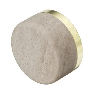 Serenity Rome Travertine Handle Matte Black by NERO, a Bathroom Taps & Mixers for sale on Style Sourcebook