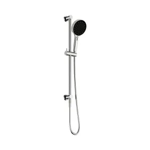 Serenity Wall Basin Set 220mm Offset Spout With Marquina Black Handle Chrome by NERO, a Bathroom Taps & Mixers for sale on Style Sourcebook