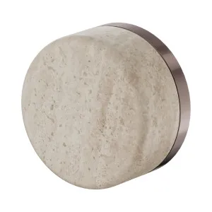Serenity Progressive Shower Mixer With Rome Travertine Handle Brushed Bronze by NERO, a Shower Heads & Mixers for sale on Style Sourcebook