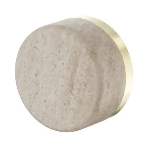 Serenity Progressive Shower Mixer With Rome Travertine Handle Brushed Bronze by NERO, a Shower Heads & Mixers for sale on Style Sourcebook