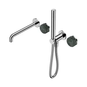 Serenity Progressive Shower Mixer With Marquina Black Handle Chrome by NERO, a Shower Heads & Mixers for sale on Style Sourcebook