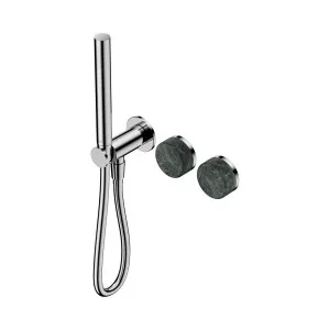 Serenity Progressive Shower System With Spout With Marquina Black Handle And Serenity Hand Shower Chrome by NERO, a Shower Heads & Mixers for sale on Style Sourcebook