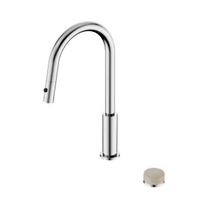 Serenity Progressive Pull Out Kitchen Set With Carrara Handle Chrome by NERO, a Kitchen Taps & Mixers for sale on Style Sourcebook