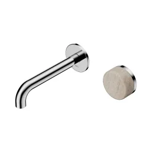 Serenity Progressive Wall Basin Mixer 160mm Spout With Carrara Handle Chrome by NERO, a Bathroom Taps & Mixers for sale on Style Sourcebook