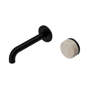 Serenity Progressive Wall Basin Mixer 160mm Spout With Verde Alpi Handle Chrome by NERO, a Bathroom Taps & Mixers for sale on Style Sourcebook
