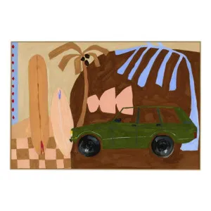 Island Drive Box Framed Canvas in 122 x 82cm by OZ Design, a Painted Canvases for sale on Style Sourcebook