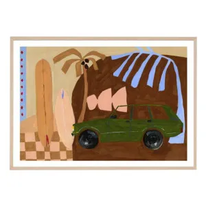Island Drive Framed Print in 140 x 100cm by OZ Design, a Prints for sale on Style Sourcebook