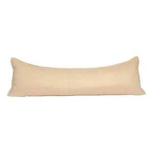 Luca Feather Fill Lumbar Cushion 120x40cm in Soft Butter by OZ Design, a Cushions, Decorative Pillows for sale on Style Sourcebook