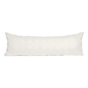 Bedu Feather Fill Lumbar Cushion 120x40cm in White by OZ Design, a Cushions, Decorative Pillows for sale on Style Sourcebook