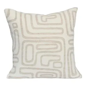 Wander Feather Fill Cushion 50x50cm in White / Natural by OZ Design, a Cushions, Decorative Pillows for sale on Style Sourcebook