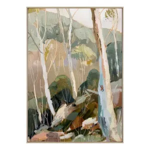 Warm Country Box Framed Canvas in 102 x 142cm Natural by OZ Design, a Painted Canvases for sale on Style Sourcebook
