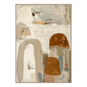 Beach Sorella Box Framed Canvas in 102 x 142cm Natural by OZ Design, a Painted Canvases for sale on Style Sourcebook