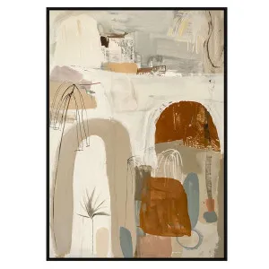 Beach Sorella Box Framed Canvas in 94 x 132cm Black by OZ Design, a Painted Canvases for sale on Style Sourcebook