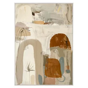Beach Sorella Box Framed Canvas in 72 x 102cm White by OZ Design, a Painted Canvases for sale on Style Sourcebook