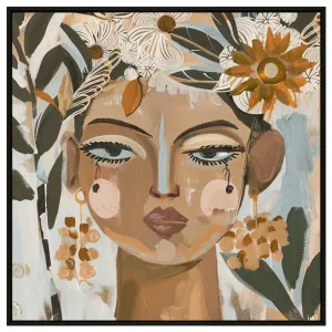 Ardea Box Framed Canvas in 102 x 102cm Black by OZ Design, a Painted Canvases for sale on Style Sourcebook