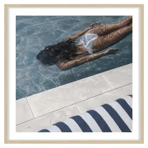 Drift State Framed Print in 103 x 103cm Natural by OZ Design, a Prints for sale on Style Sourcebook