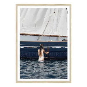 Azure Regatta Framed Print in 118 x 165cm Natural by OZ Design, a Prints for sale on Style Sourcebook