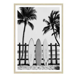 Bay Coastal Standard Framed Print in 73 x 103cm Natural by OZ Design, a Prints for sale on Style Sourcebook