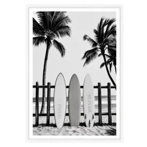 Bay Coastal Standard Framed Print in 73 x 103cm White by OZ Design, a Prints for sale on Style Sourcebook