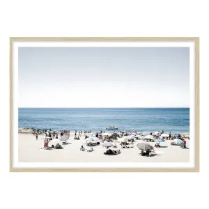 Coastal Assembly Framed Print in 118 x 84cm Natural by OZ Design, a Prints for sale on Style Sourcebook