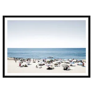 Coastal Assembly Framed Print in 84 x 61cm Black by OZ Design, a Prints for sale on Style Sourcebook