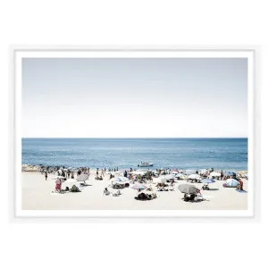 Coastal Assembly Framed Print in 118 x 84cm White by OZ Design, a Prints for sale on Style Sourcebook