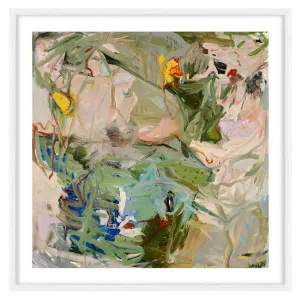 Outskirts of the Mind Framed Print in 84 x 84cm White by OZ Design, a Prints for sale on Style Sourcebook