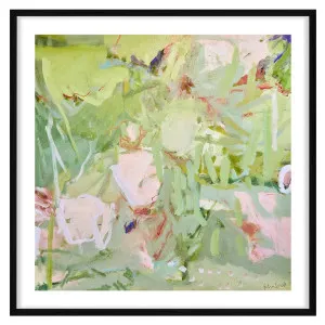 Pleasure of Springs Framed Print in 84 x 84cm Black by OZ Design, a Prints for sale on Style Sourcebook