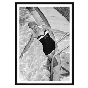 Retro Living Lively Framed Print in 95 x 133cm Black by OZ Design, a Prints for sale on Style Sourcebook