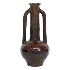 Marche Vase Small 15.5x32cm in Burgundy by OZ Design, a Vases & Jars for sale on Style Sourcebook