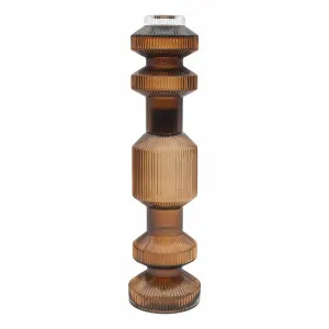 Kane Candle Holder Large 13x49cm in Brown by OZ Design, a Candle Holders for sale on Style Sourcebook