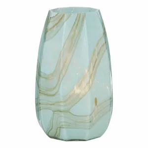 Charlotte Vase Tall 24x40cm in Blue / Green by OZ Design, a Vases & Jars for sale on Style Sourcebook