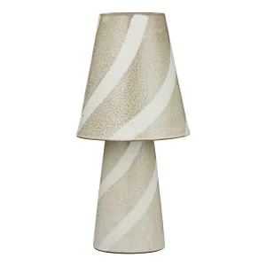 Faro Table Lamp 19x42cm in Tan / Ivory by OZ Design, a Table & Bedside Lamps for sale on Style Sourcebook