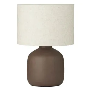 Byrne Table Lamp 33x48cm in Cocoa by OZ Design, a Table & Bedside Lamps for sale on Style Sourcebook