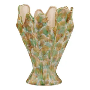 Amara Vase 26.5x39cm in Green by OZ Design, a Vases & Jars for sale on Style Sourcebook