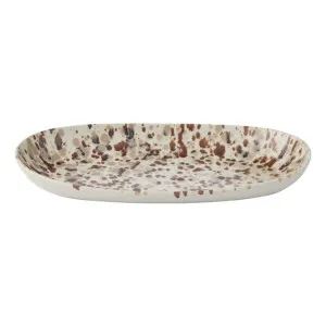 Dakota Platter Large 33.5x3.5cm in Ivory / Chocolate by OZ Design, a Platters & Serving Boards for sale on Style Sourcebook