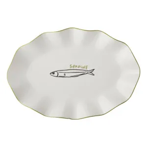 Mangiare Sardine Platter 42x5cm in Green by OZ Design, a Platters & Serving Boards for sale on Style Sourcebook