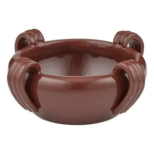 Enzo Bowl 30x12cm in Russet by OZ Design, a Decorative Plates & Bowls for sale on Style Sourcebook