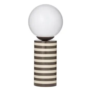 Kentucky Table Lamp 16x37cm in Ivory / Cocoa by OZ Design, a Table & Bedside Lamps for sale on Style Sourcebook