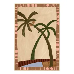 Modern Oasis 1 Box Framed Canvas in 82 x 122cm by OZ Design, a Painted Canvases for sale on Style Sourcebook