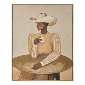 Desert Stillness Box Framed Canvas in 80 x 100cm by OZ Design, a Painted Canvases for sale on Style Sourcebook
