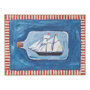 Nantucket Box Framed Canvas in 80 x 60cm by OZ Design, a Painted Canvases for sale on Style Sourcebook