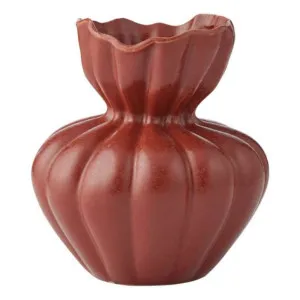 Clara Vase Small 17x19cm in Russet by OZ Design, a Vases & Jars for sale on Style Sourcebook