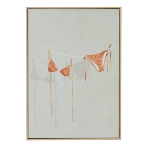 Bathers Box Framed Canvas in 50 x 70cm by OZ Design, a Painted Canvases for sale on Style Sourcebook